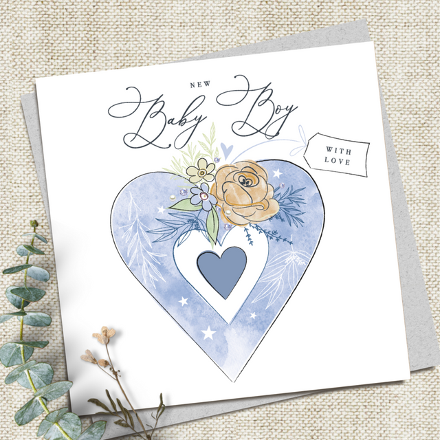 New Baby Boy Card