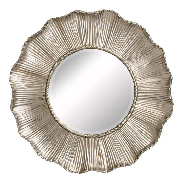 Duccio Shell Champagne Wall Mirror