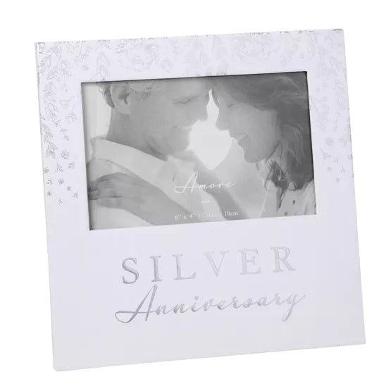 25th Anniversary 6" x 4"  Photo Frame