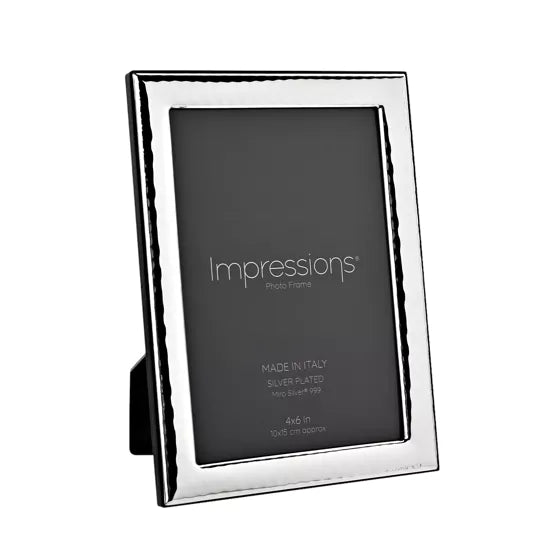 Silver Hammered 4' x 6'  Photo Frame