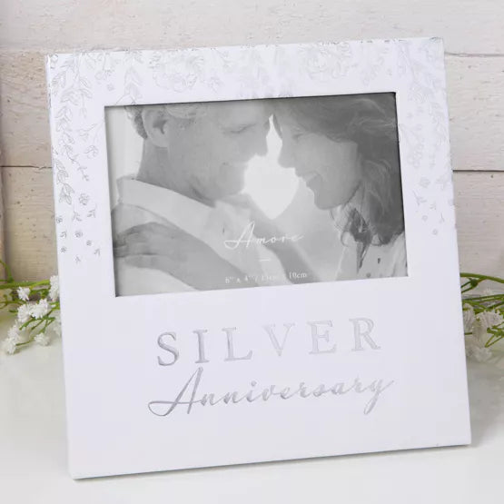 25th Anniversary 6" x 4"  Photo Frame