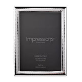 Silver Hammered 5' x 7' Photo Frame