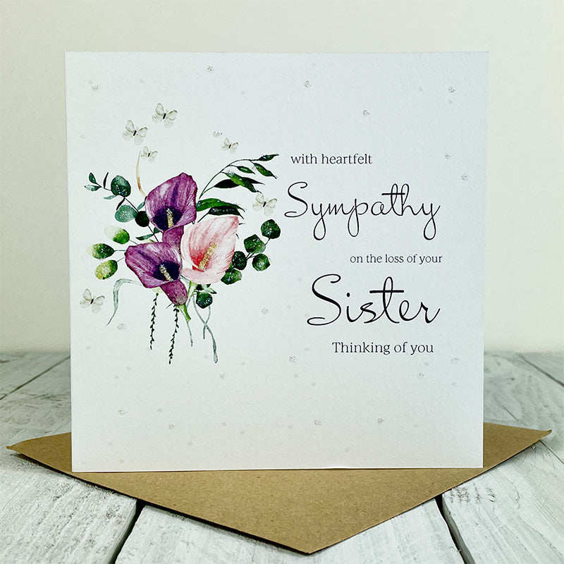 Rush Designs Sister Sympathy Card