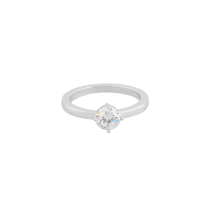 SNO Vegas Essence Stone Ring - Silver (Small)