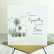 Rush Designs Son Sympathy Card