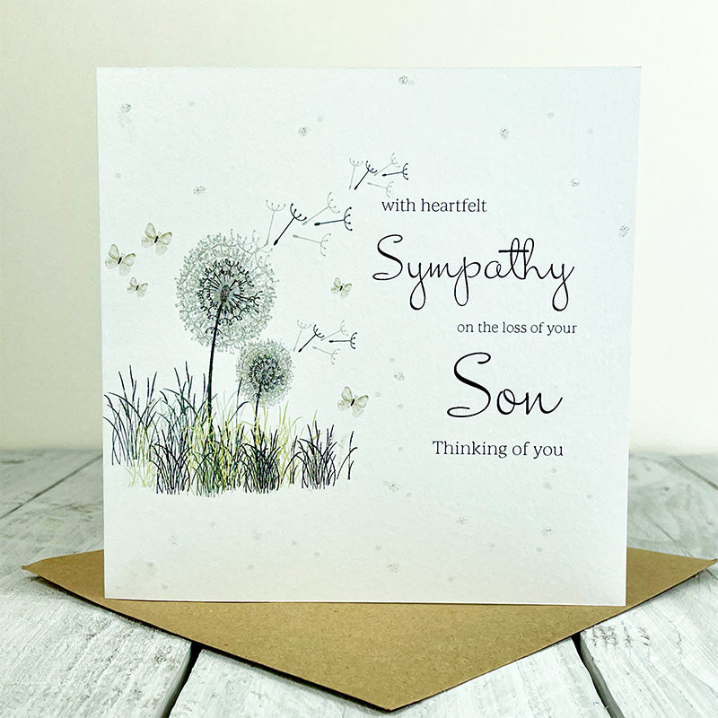 Rush Designs Son Sympathy Card