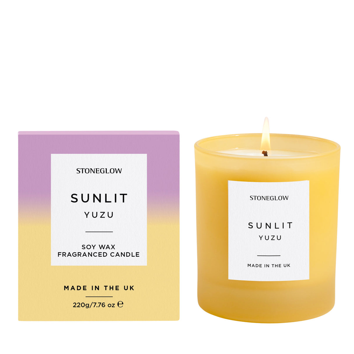 Stoneglow Sol - Sunlit Yuzu Glass Candle