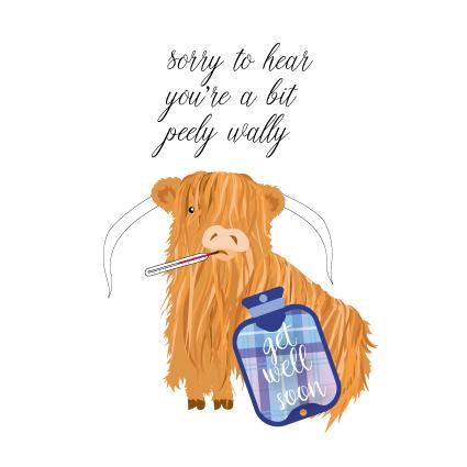 Sorry to Hear You're a Bit Peely Wally Card