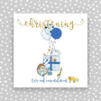 Molly Mae Christening Boy Card