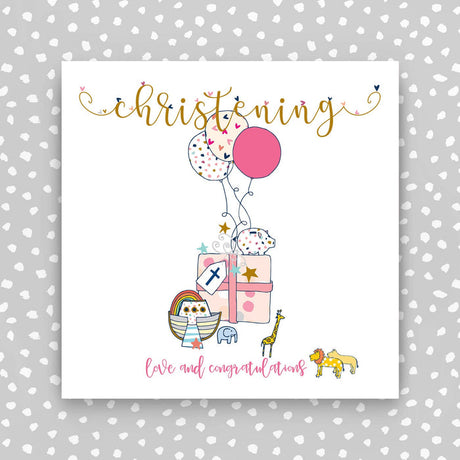 Molly Mae Christening Girl Card