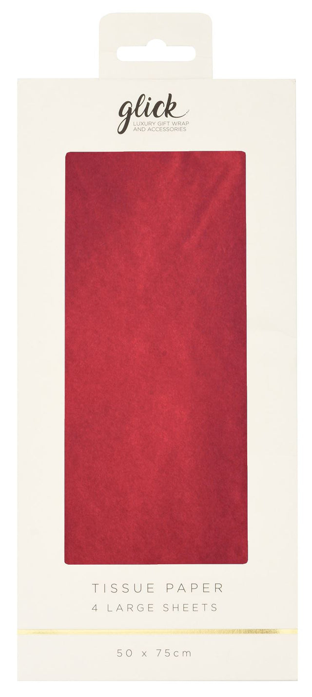 Tissue Paper - Plain Red