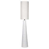 White Tapered Floor Lamp