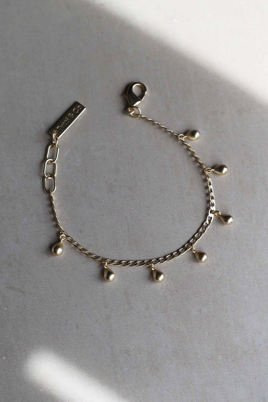 Tutti Teardrop Bracelet Silver