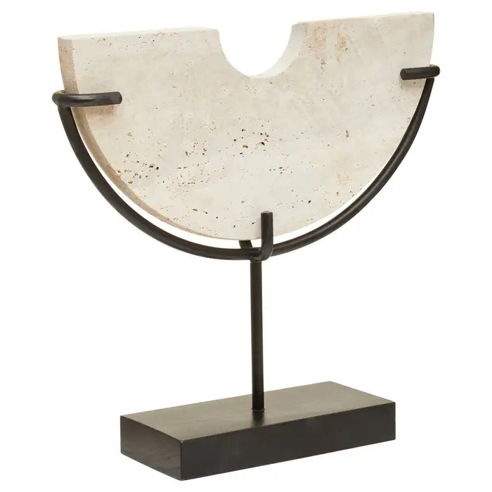 Tibor Travertine Sculpture - Small