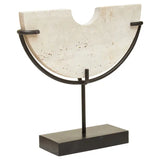 Tibor Travertine Sculpture - Small