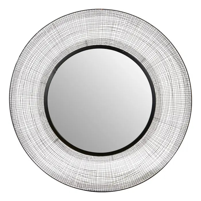 Trento Black Wire Wall Mirror