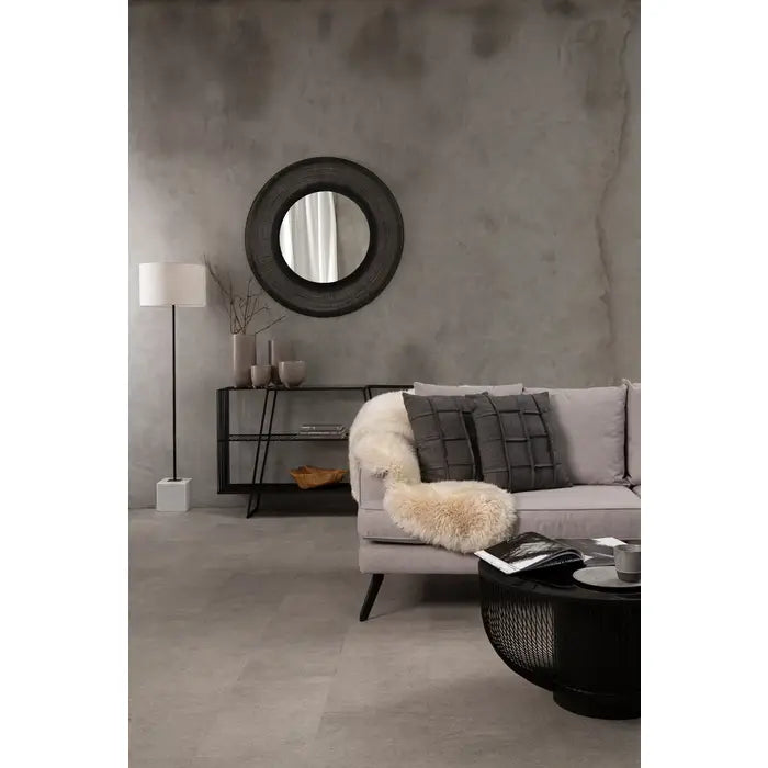 Trento Black Wire Wall Mirror