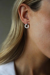 Tutti Palm Earrings - Silver