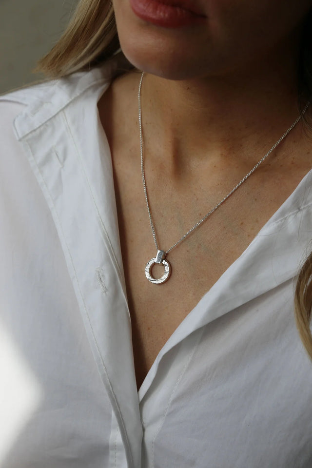 Tutti Palm Necklace - Silver