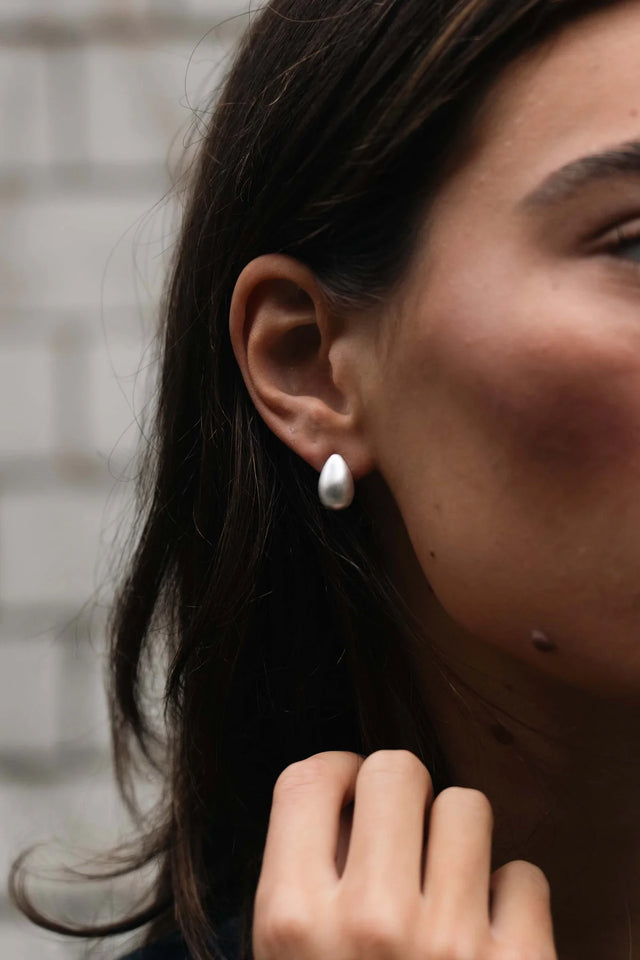 Tutti Teardrop Earrings -Silver
