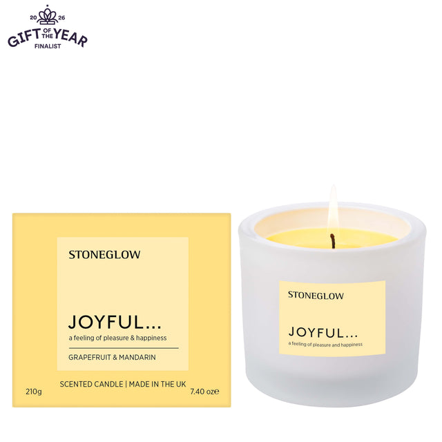 Affirmations - Joyful - Scented Candle Tumbler