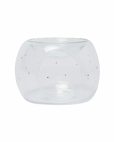 Glass Wax Melt Burner with Stars