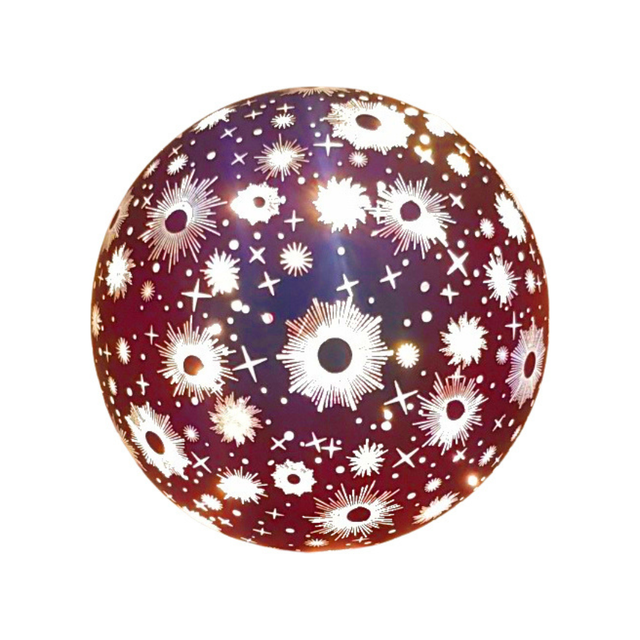 Red Festive Light Up Globe White LED’s