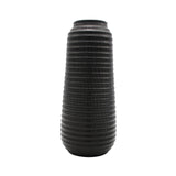 Matte Black Ceramic Vase 35cm