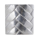 Metal Nickel Vase 22cm