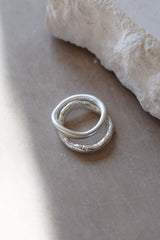 Tutti Wave Ring - Silver