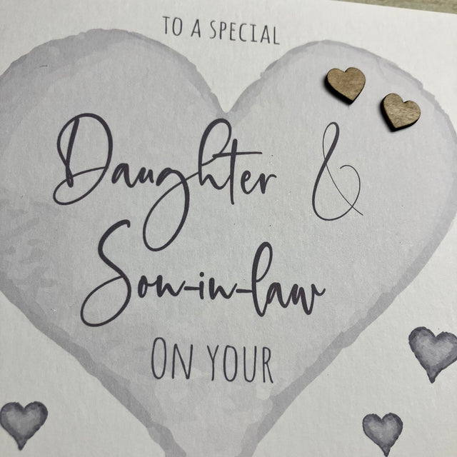 1st Anniversary Daughter & Son-in-Law Card