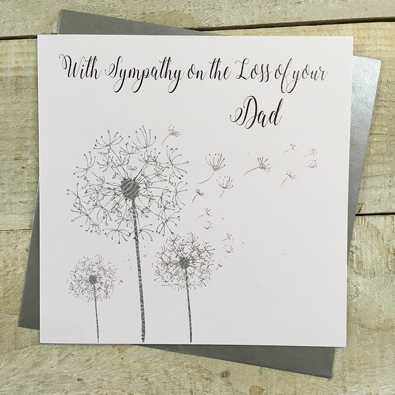 Dad Sympathy Card - Dandelion