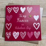 Fiancée Hearts Valentines Card