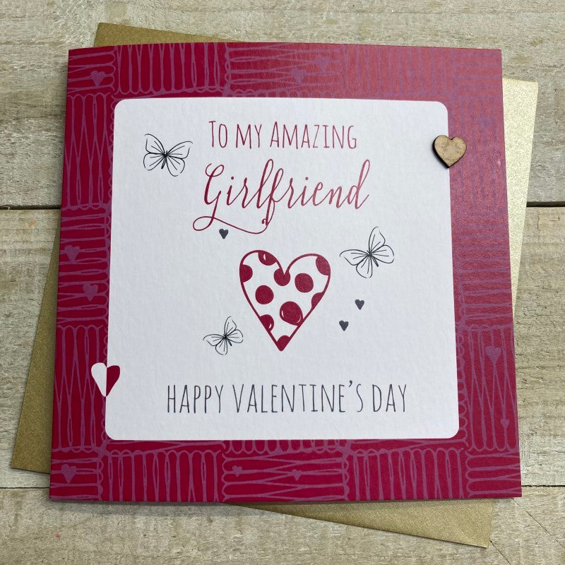 Girlfriend Heart Valentines Card