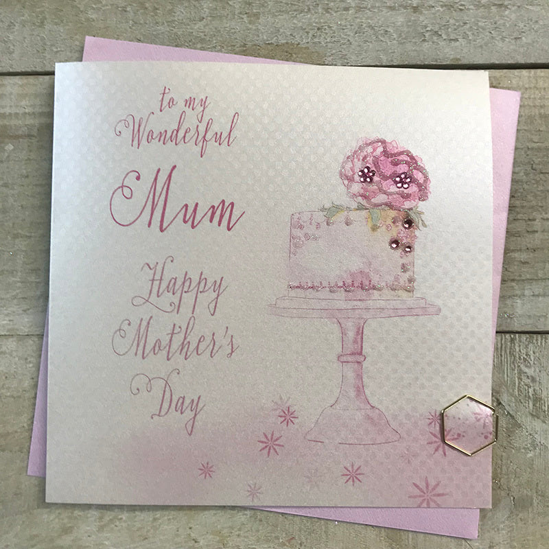 Wonderful Mum Mothers Day Card - Cake