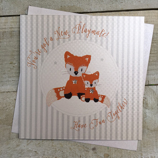 White Cotton New Playmate Card