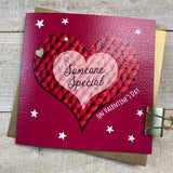 White Cotton Someone Special Valentines Card