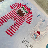White Cotton Daughter's 1st Christmas Card