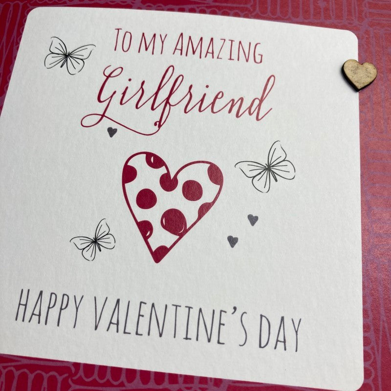 Girlfriend Heart Valentines Card