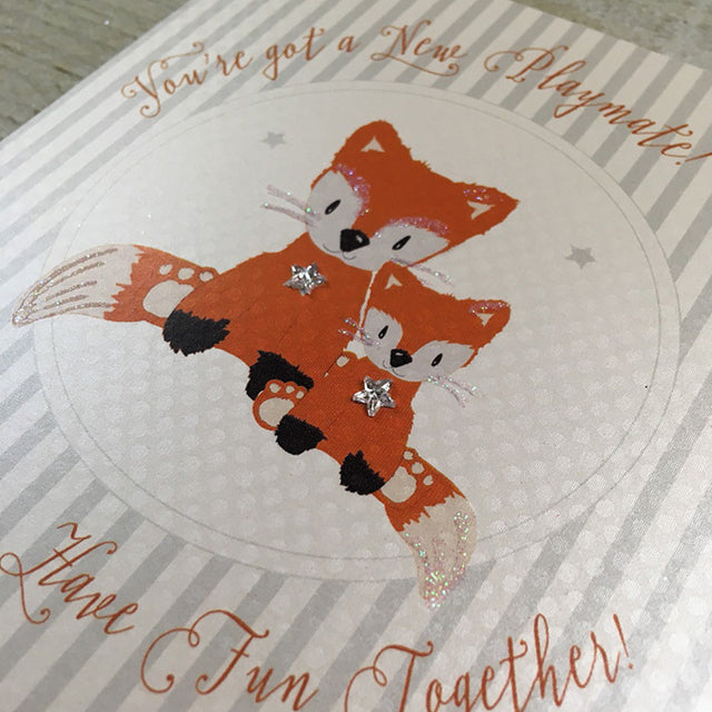 White Cotton New Playmate Card