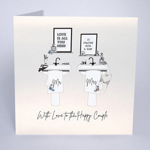 Five Dollar Shake Wedding Card