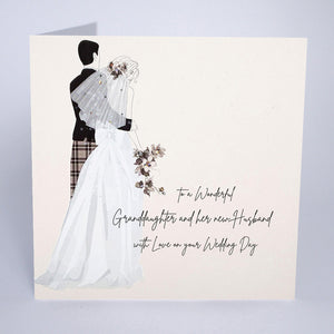 Five Dollar Shake Granddaughter Wedding Large Card