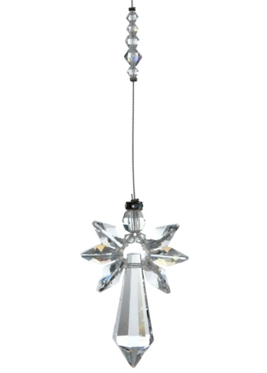 Aurora Borealis Crystal Guardian Angel - Large