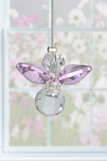 Rose Crystal Guardian Angel