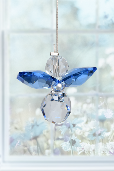 Sapphire Crystal Guardian Angel