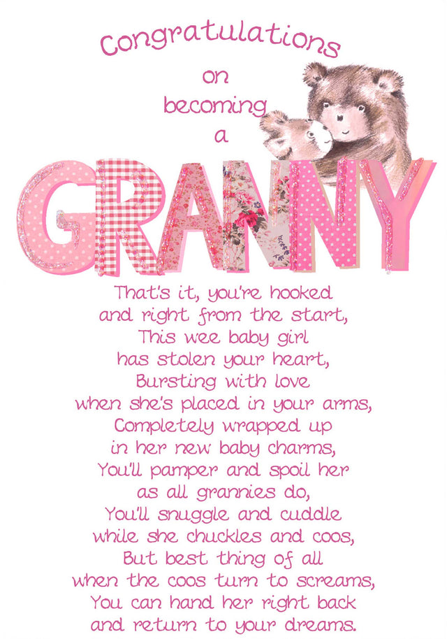Wee Wishes New Granny Card