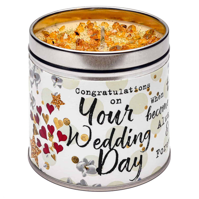 Just Because Wedding Day Candle