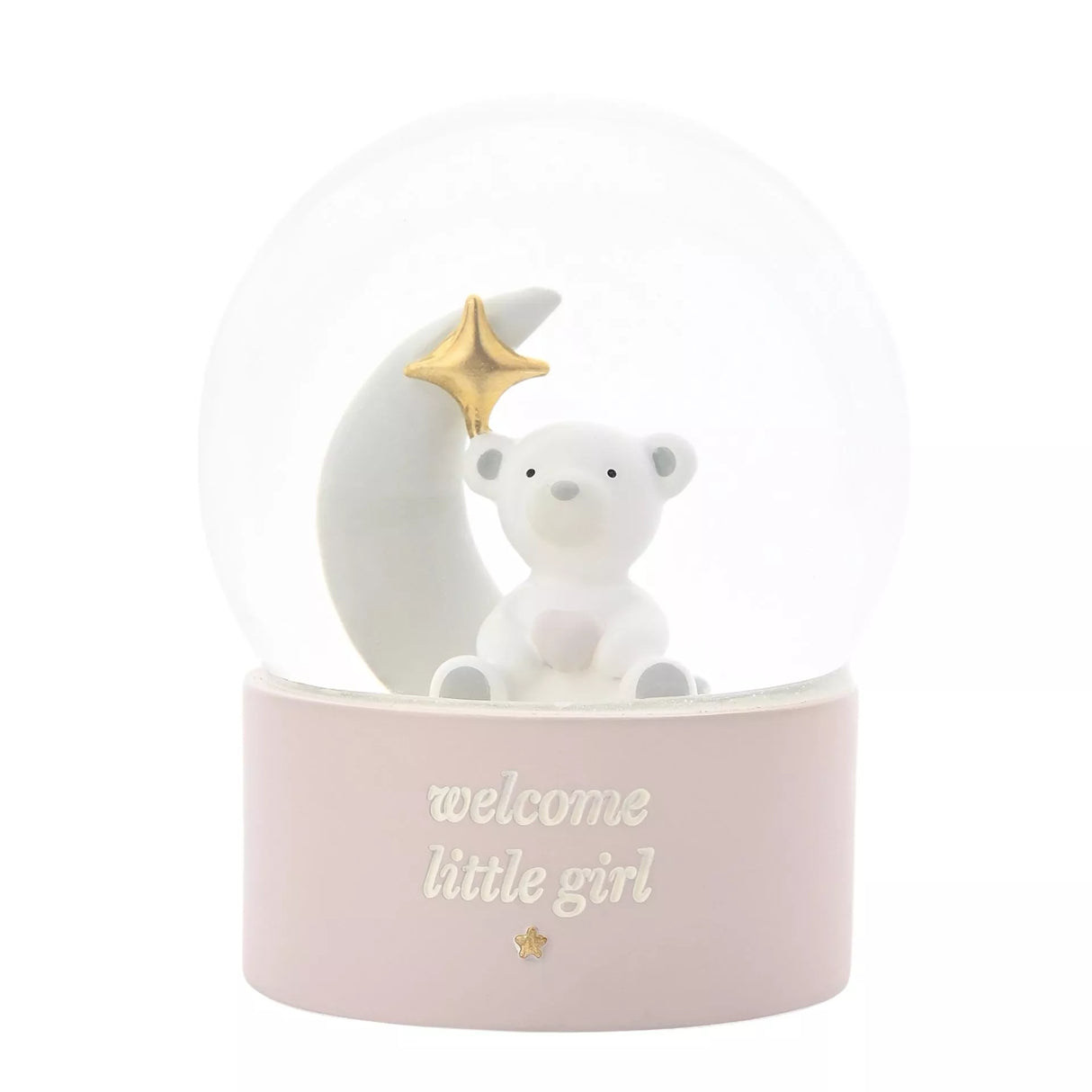 Welcome Little Girl Water Globe