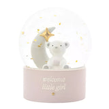 Welcome Little Girl Water Globe