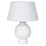 White Ball Table Lamp - Small